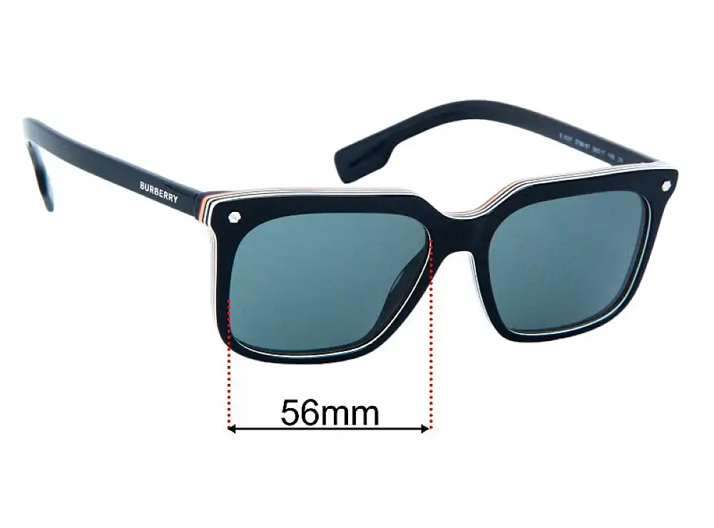 Burberry B 4337 Carnaby 56mm Replacement Lenses